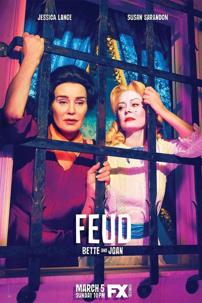 Feud Biography Drama Tv Series Movie Gift Poster Wall Art Print Home Wall Decor - xonomax