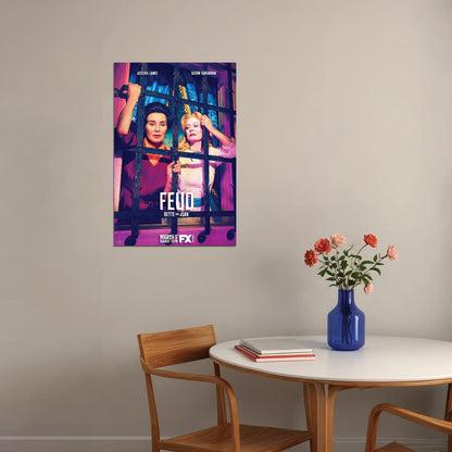 Feud Biography Drama Tv Series Movie Gift Poster Wall Art Print Home Wall Decor - xonomax