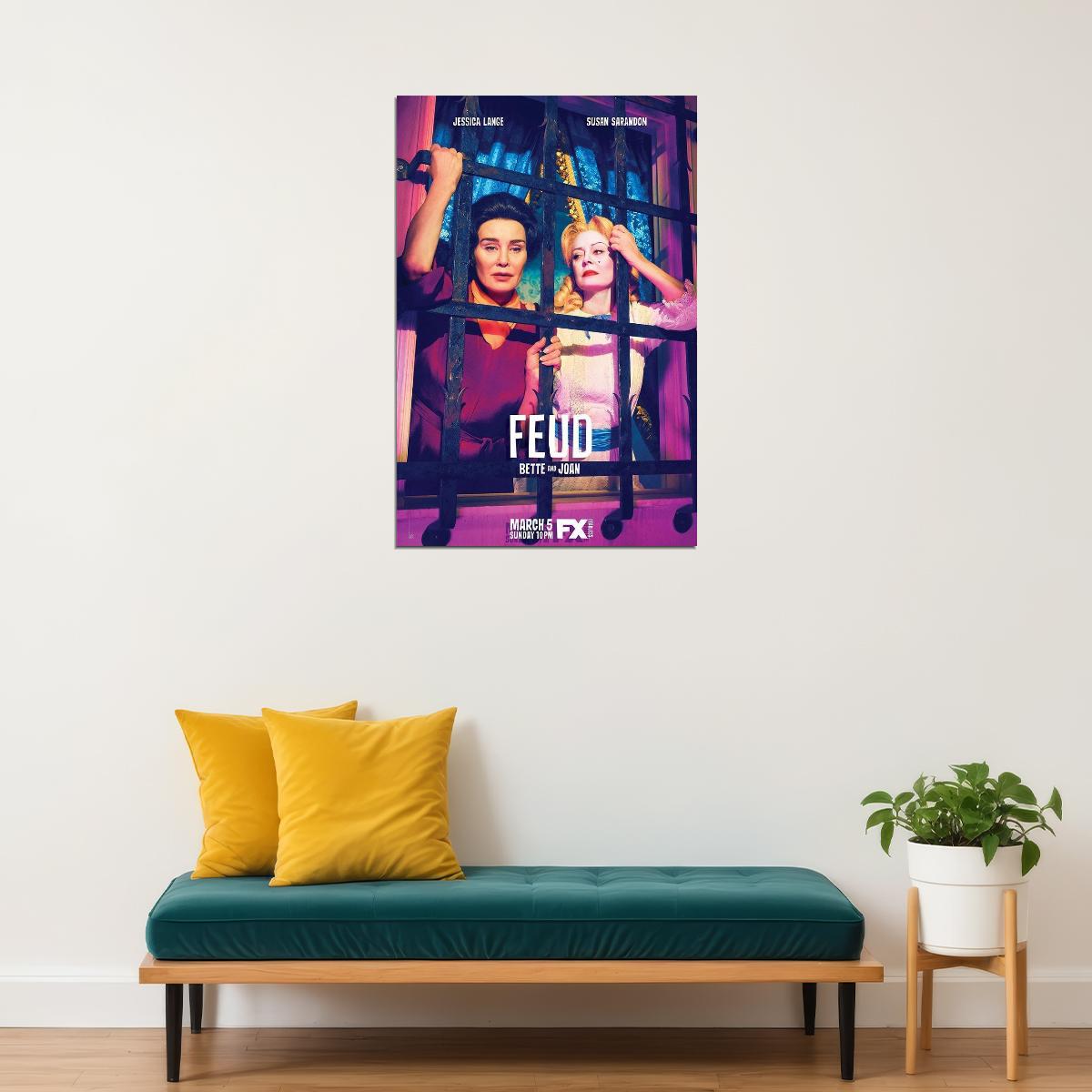 Feud Biography Drama Tv Series Movie Gift Poster Wall Art Print Home Wall Decor - xonomax