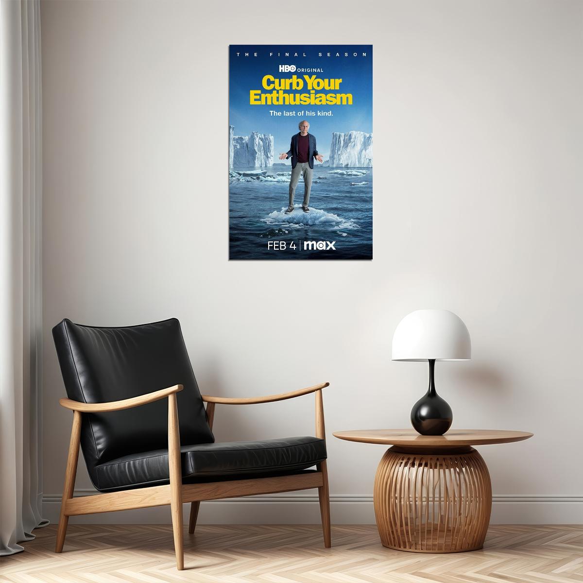 Curb Your Enthusiasm Comedy Tv Series Movie Poster Wall Art Print Home Wall Decor - xonomax