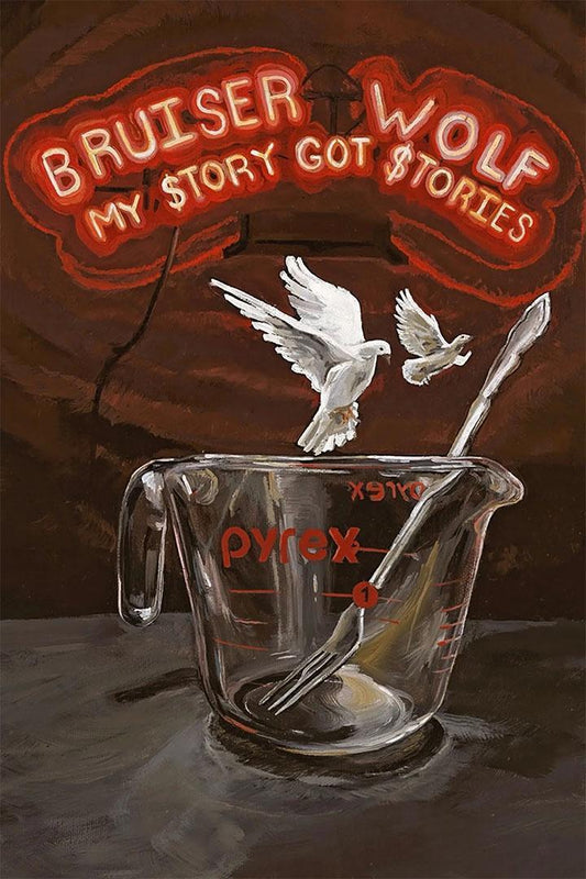 Bruiser Wolf My Story Got Stories Hip Hop Music Album Poster Wall Art Print Home Wall Decor - xonomax