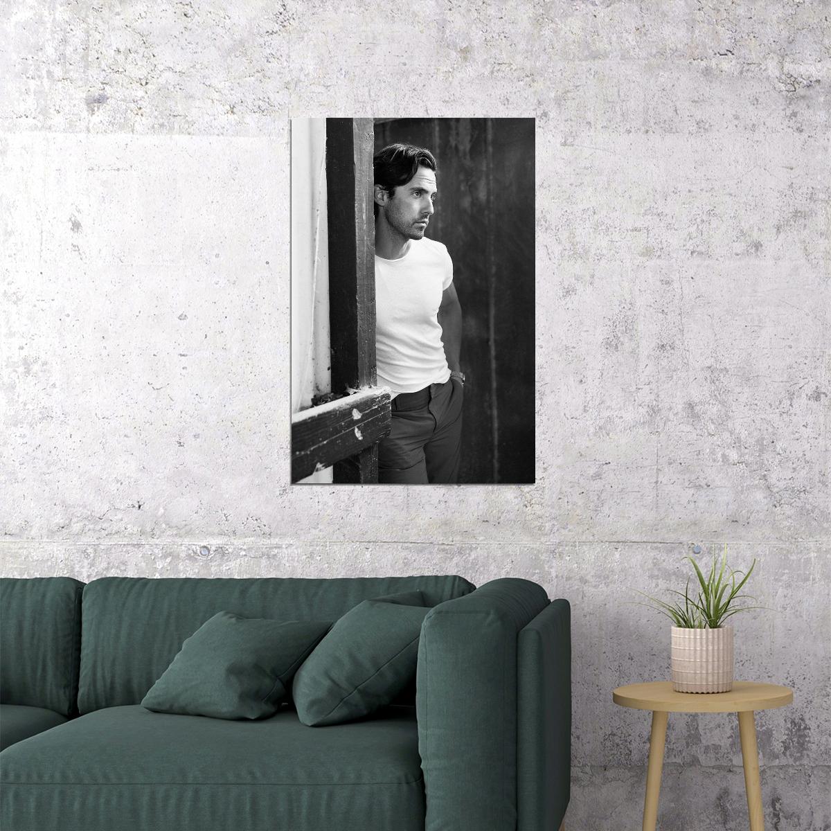 Milo Ventimiglia Celebrity American Actor Producer Poster Wall Art Print Home Wall Decor - xonomax
