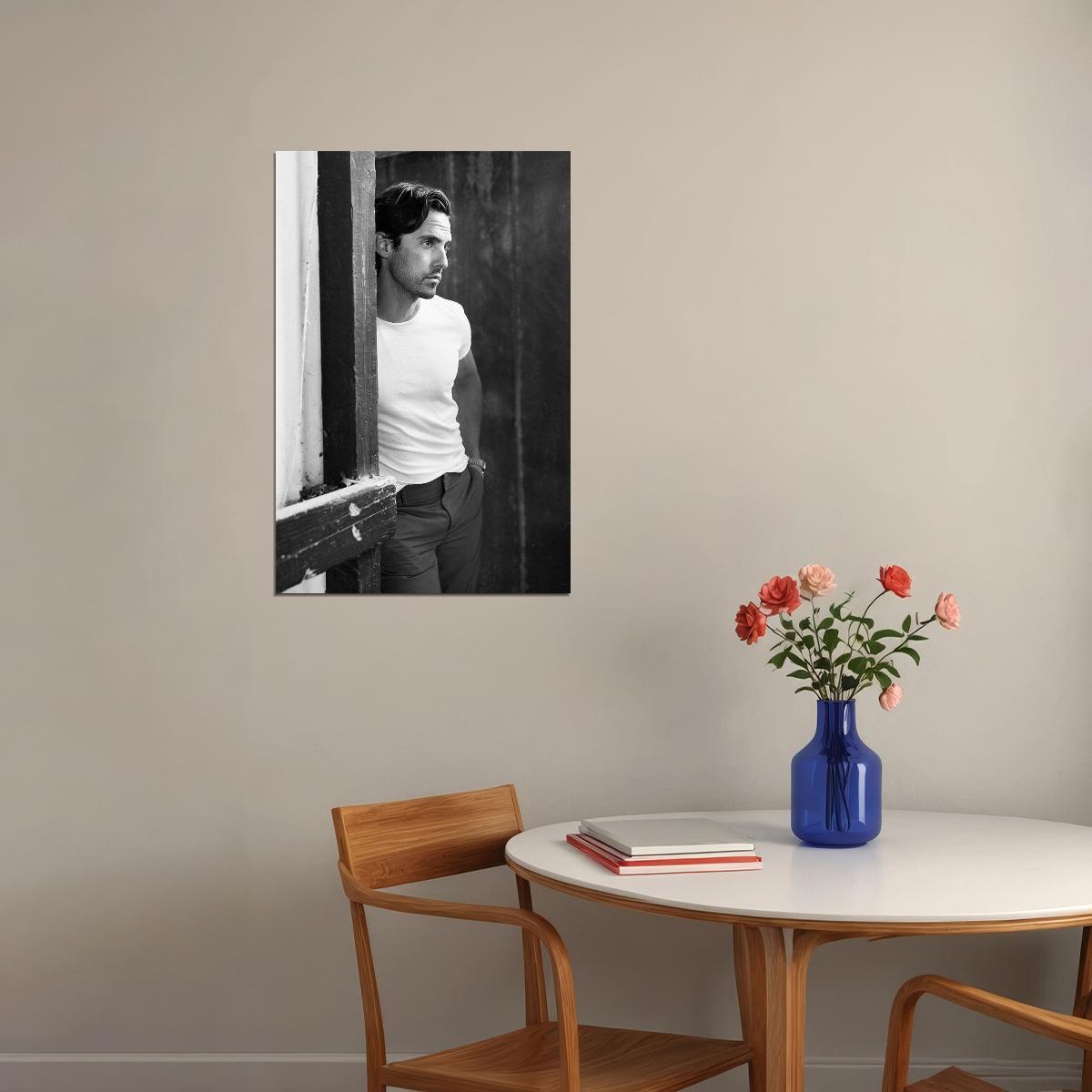 Milo Ventimiglia Celebrity American Actor Producer Poster Wall Art Print Home Wall Decor - xonomax