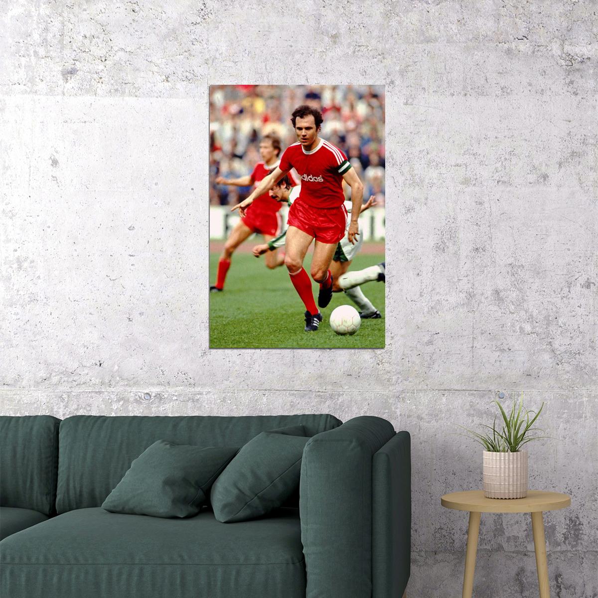 Franz Beckenbauer German Player Rest In Peace Sport Gift Poster Wall Art Print Home Wall Decor