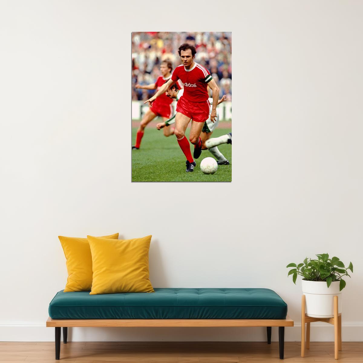 Franz Beckenbauer German Player Rest In Peace Sport Gift Poster Wall Art Print Home Wall Decor