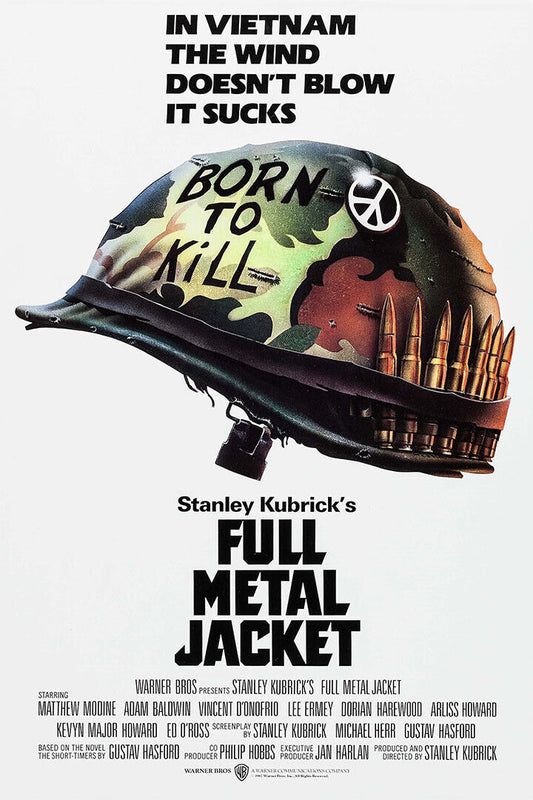 Full Metal Jacket Movie Drama War Adventure Poster Wall Art Print Home Wall Decor - xonomax