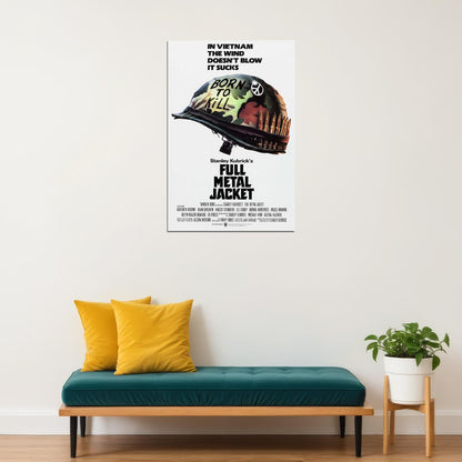 Full Metal Jacket Movie Drama War Adventure Poster Wall Art Print Home Wall Decor - xonomax