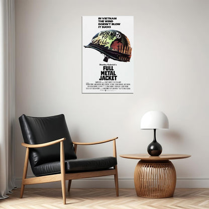 Full Metal Jacket Movie Drama War Adventure Poster Wall Art Print Home Wall Decor - xonomax
