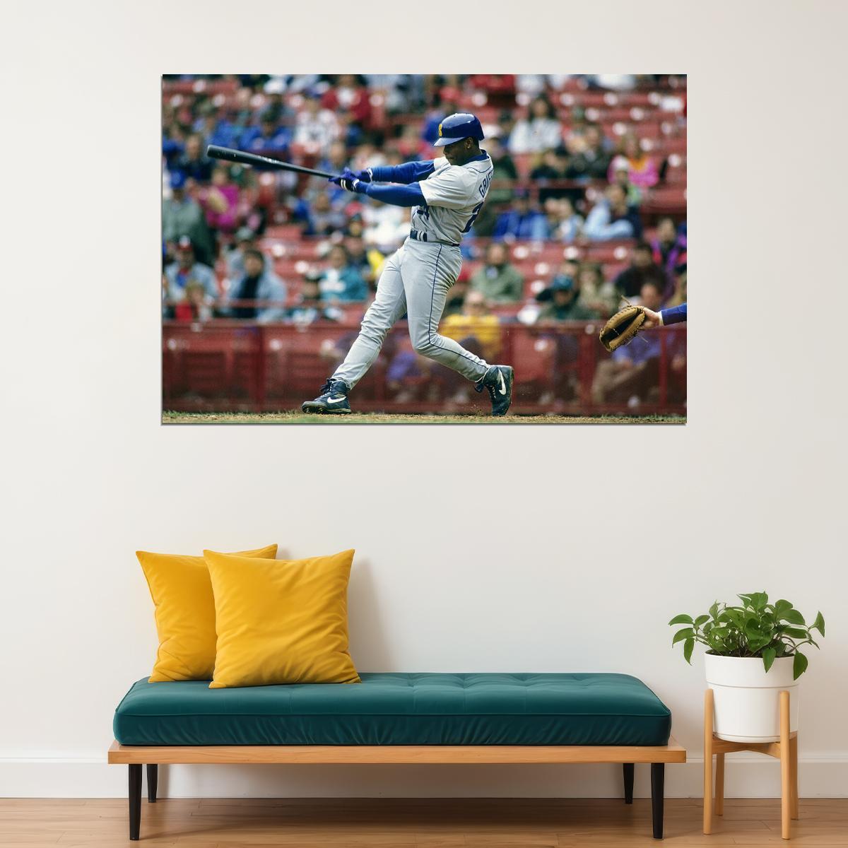 Ken Griffey Jr Great Baseball Player Poster Wall Art Print Home Wall Decor