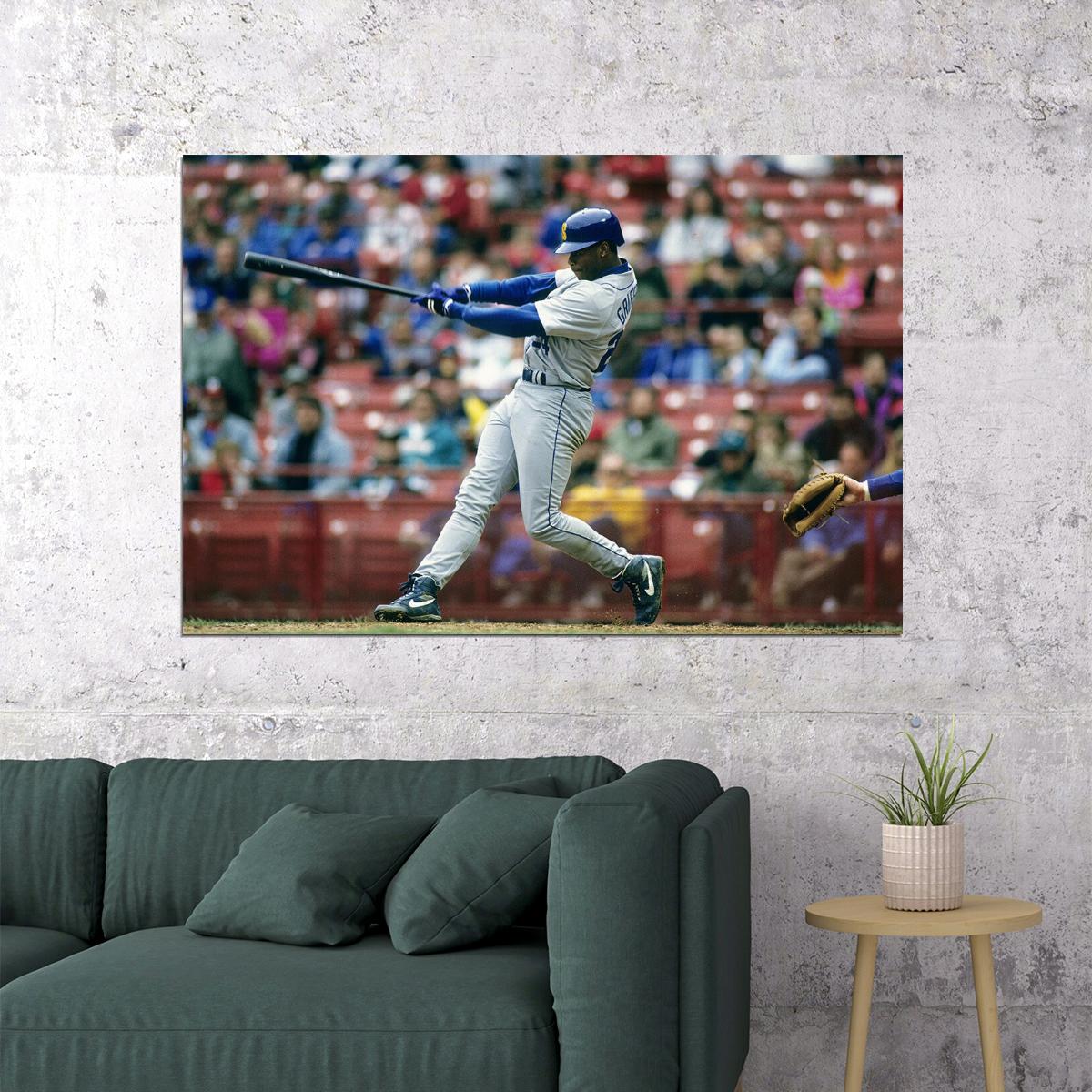 Poster - Ken Griffey Jr Great Baseball Player Poster Wall Art