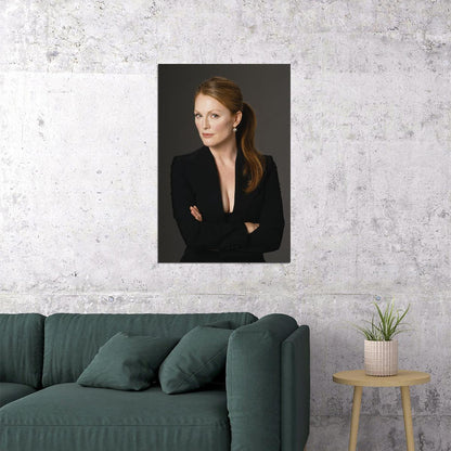 Julianne Moore American Actress Artist Writer Poster Wall Art Print Home Wall Decor - xonomax