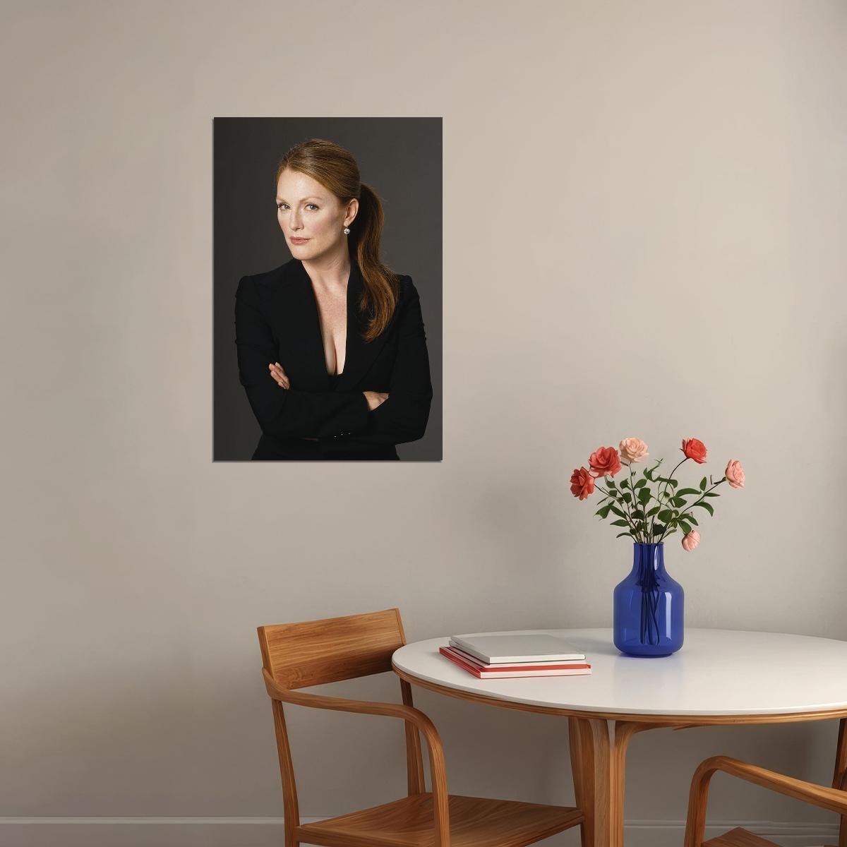 Julianne Moore American Actress Artist Writer Poster Wall Art Print Home Wall Decor - xonomax