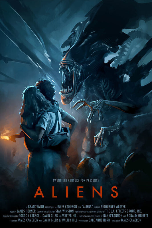 Aliens Movie Action Science Fiction Explained Why Poster Wall Art Print Home Wall Decor - xonomax