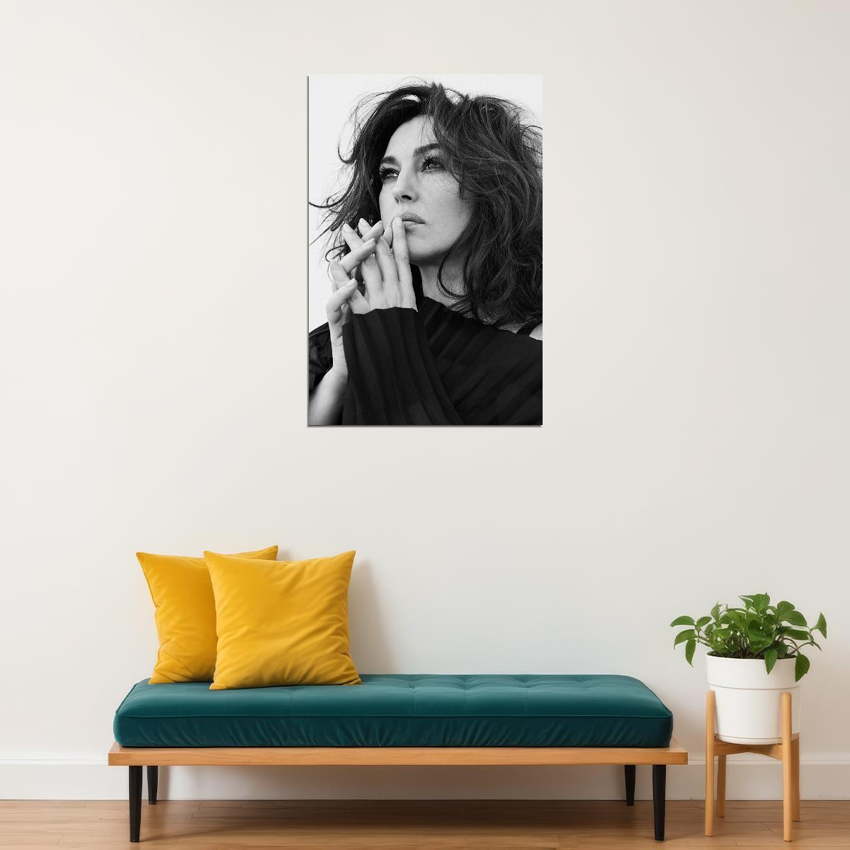 Monica Bellucci Italian Artist Actress And Former Model Poster Wall Art Print Home Wall Decor - xonomax
