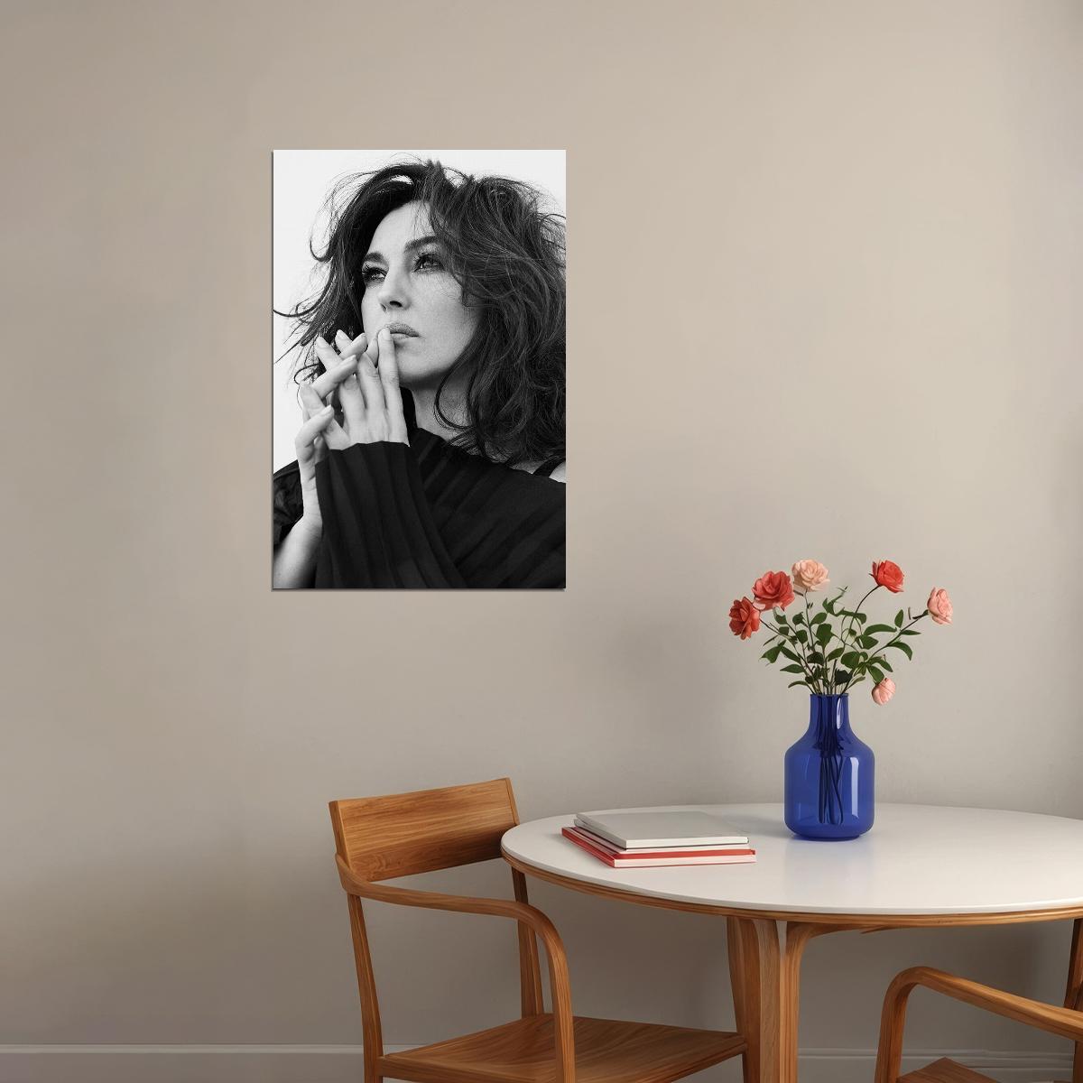 Monica Bellucci Italian Artist Actress And Former Model Poster Wall Art Print Home Wall Decor - xonomax