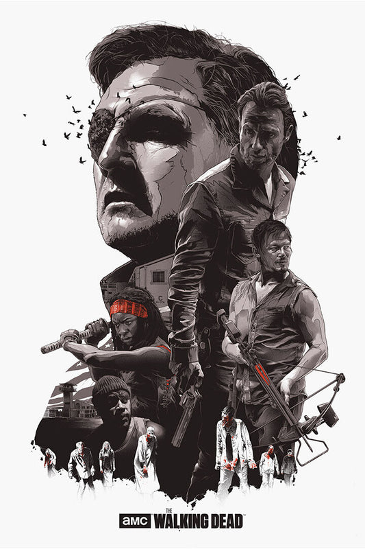The Walking Dead Drama Horror Tv Series Movie Poster Wall Art Print Home Wall Decor - xonomax