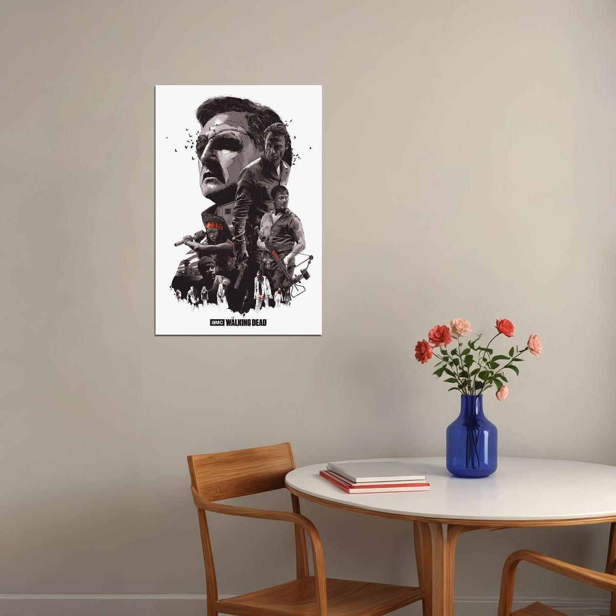 The Walking Dead Drama Horror Tv Series Movie Poster Wall Art Print Home Wall Decor - xonomax