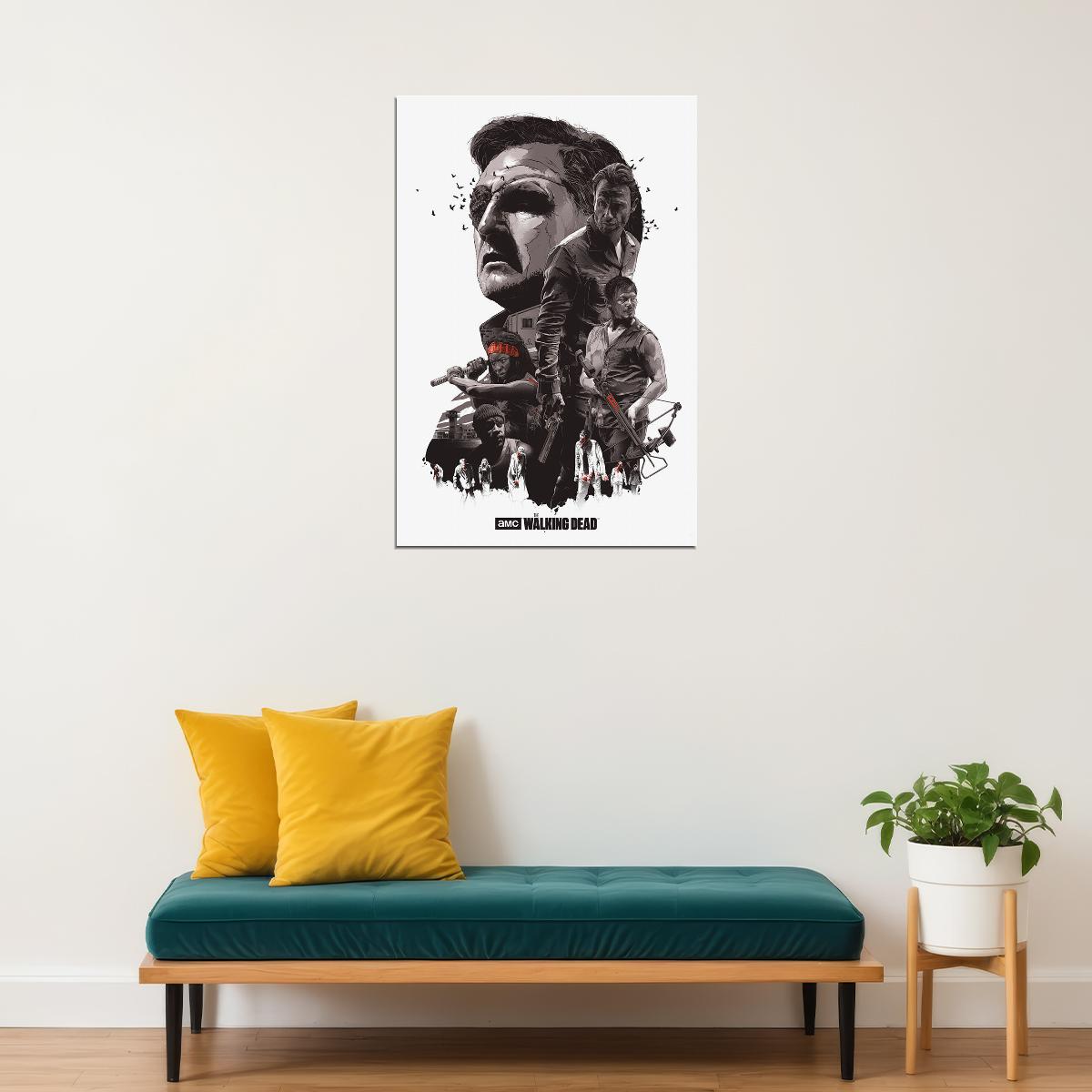 The Walking Dead Drama Horror Tv Series Movie Poster Wall Art Print Home Wall Decor - xonomax