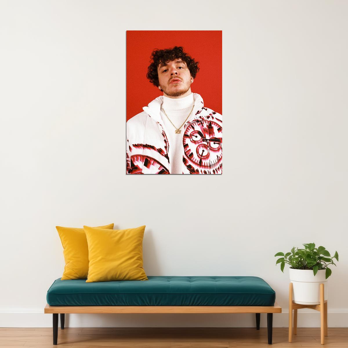 Jack Harlow Celebrity American Rap Singer Gift Poster Wall Art Print Home Wall Decor - xonomax