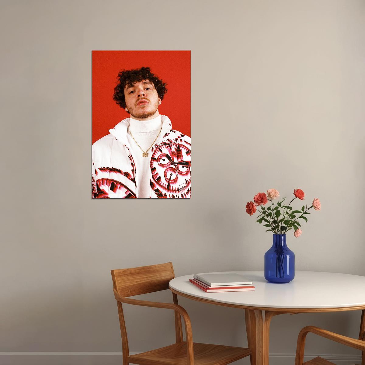 Jack Harlow Celebrity American Rap Singer Gift Poster Wall Art Print Home Wall Decor - xonomax
