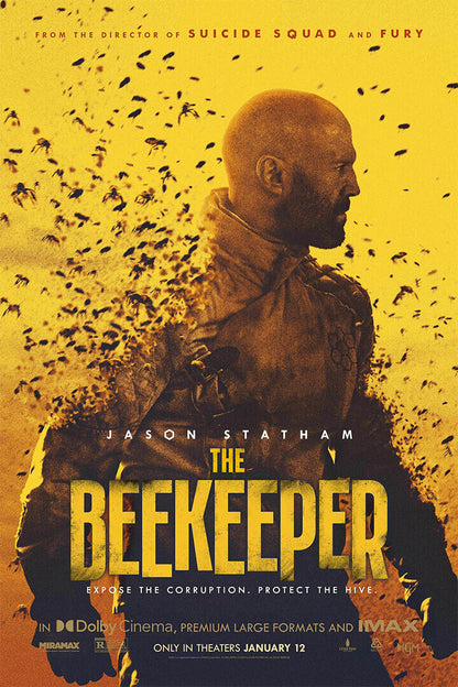 The Beekeeper Action Thriller Movie Poster Wall Art Print Home Wall Decor - xonomax