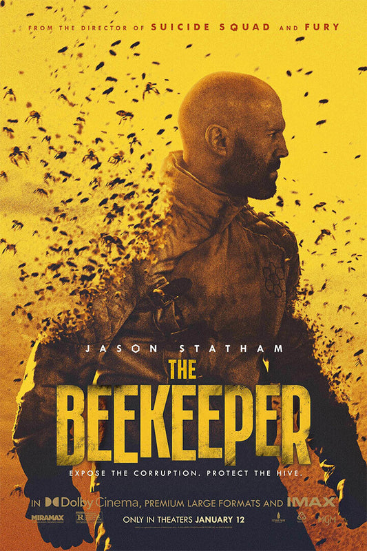 The Beekeeper Action Thriller Movie Poster Wall Art Print Home Wall Decor - xonomax