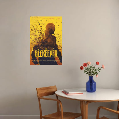 The Beekeeper Action Thriller Movie Poster Wall Art Print Home Wall Decor - xonomax