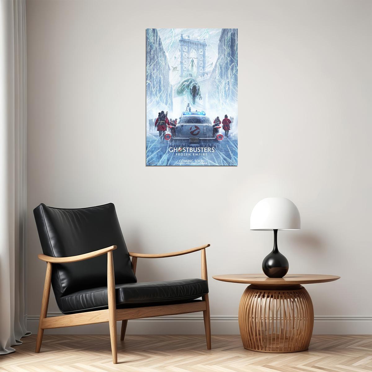 Ghostbusters Frozen Empire Fantasy Adventure Movie Poster Wall Art Print Home Wall Decor - xonomax