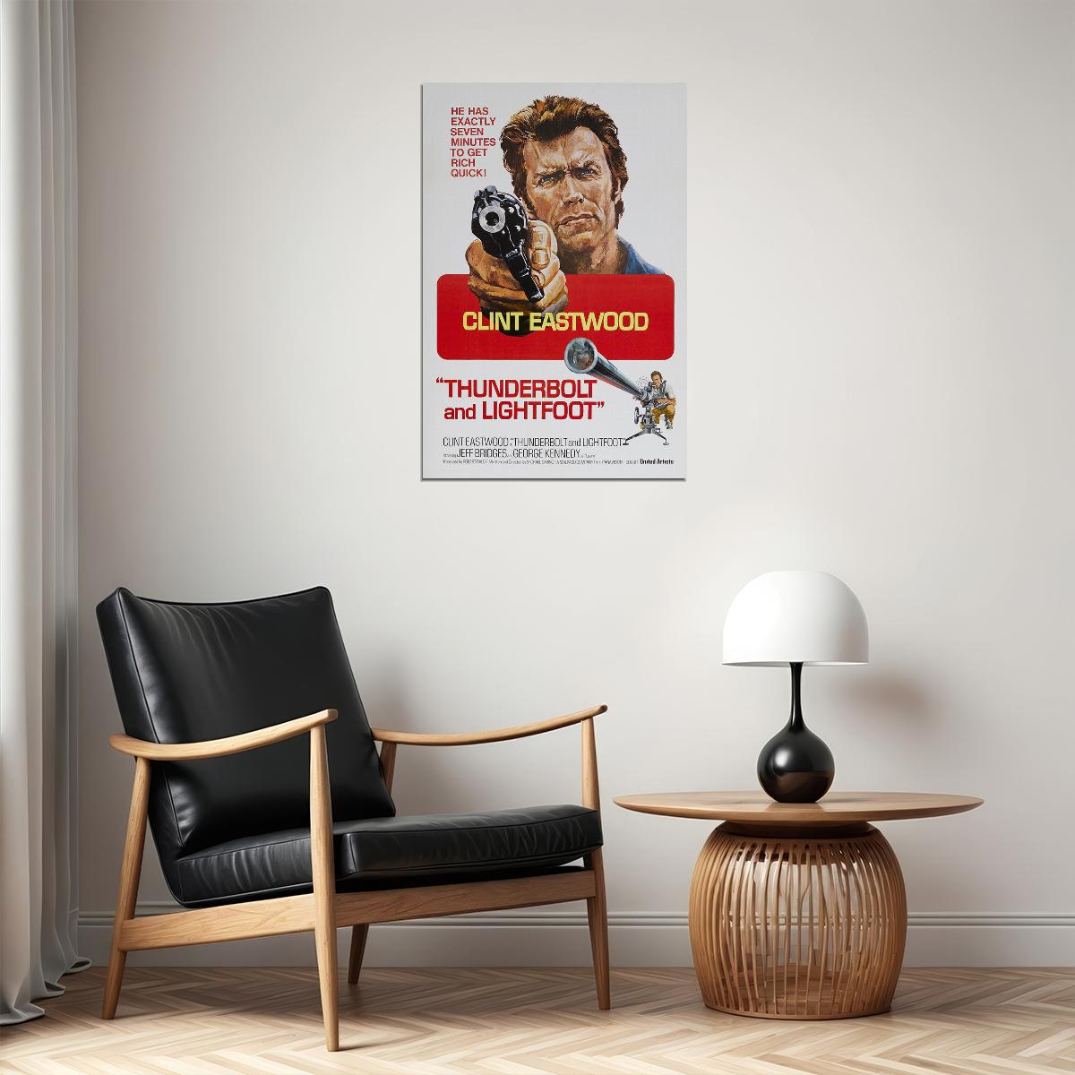 Thunderbolt And Lightfoot Movie Action Comedy Crime Poster Wall Art Print Home Wall Decor - xonomax