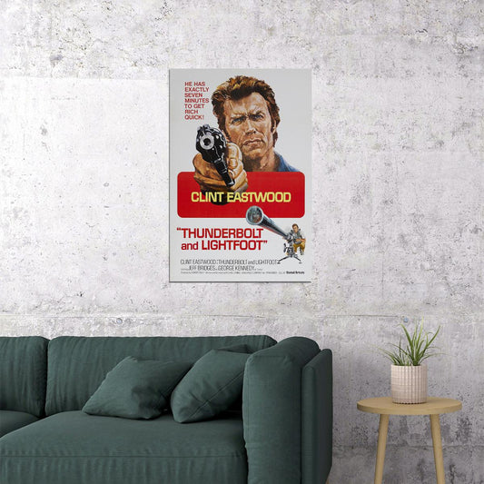 Thunderbolt And Lightfoot Movie Action Comedy Crime Poster Wall Art Print Home Wall Decor - xonomax