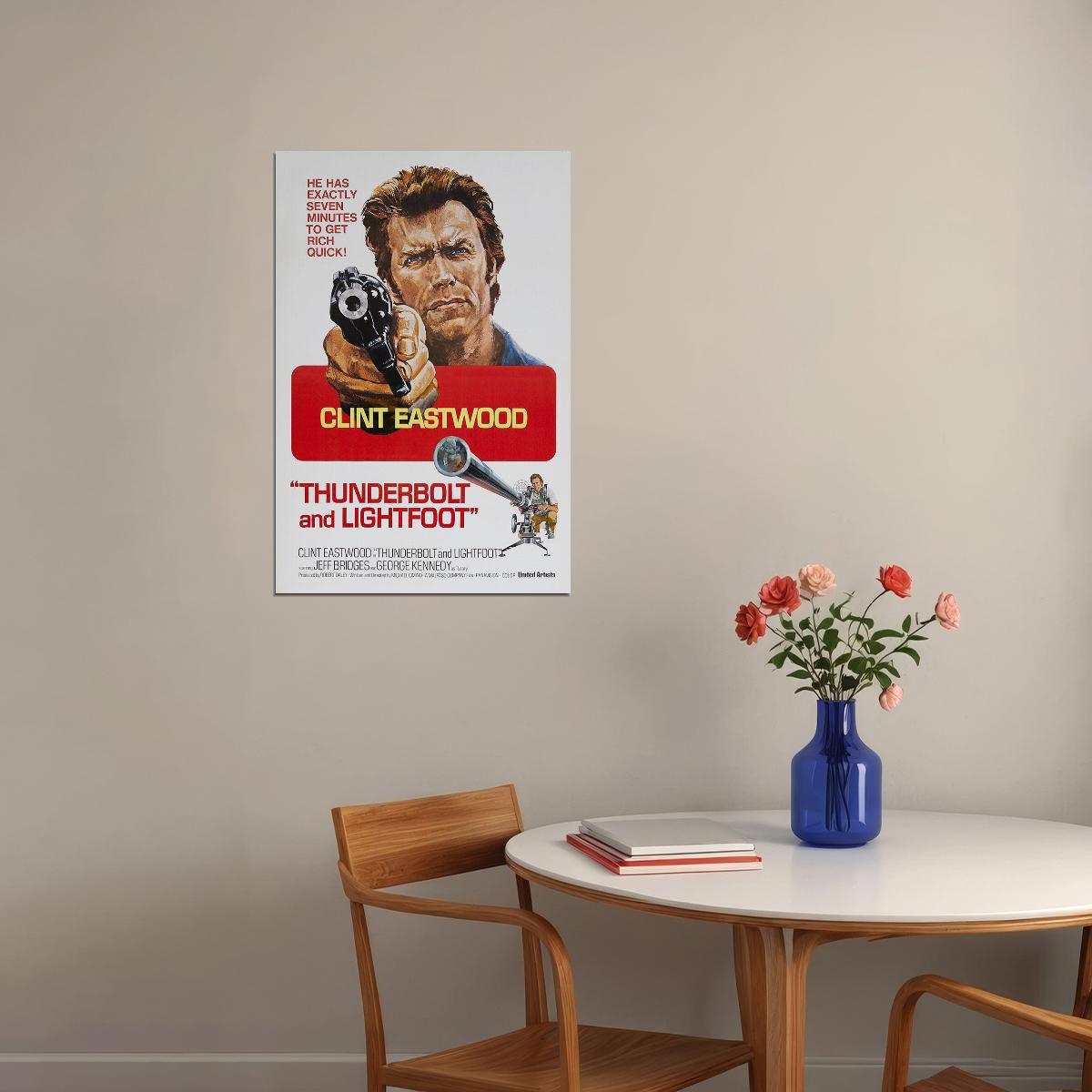 Thunderbolt And Lightfoot Movie Action Comedy Crime Poster Wall Art Print Home Wall Decor - xonomax
