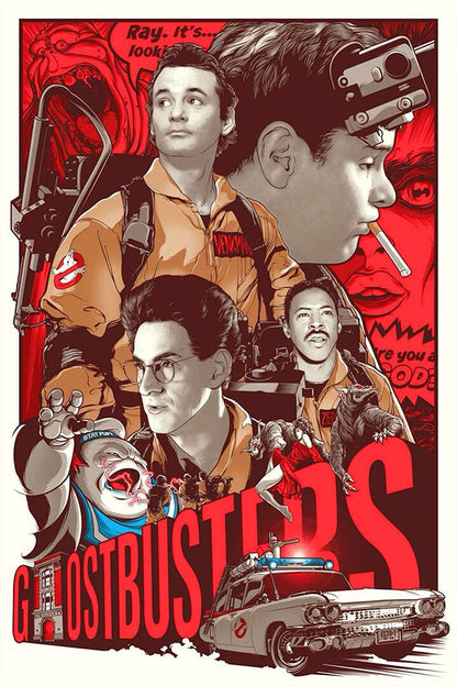Ghostbusters Action Comedy Movie Cinema Poster Wall Art Print Home Wall Decor - xonomax