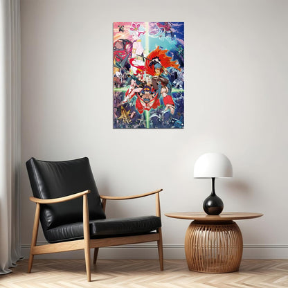 Tengen Toppa Gurren Lagann Japanese Anime Tv Series Poster Wall Art Print Home Wall Decor