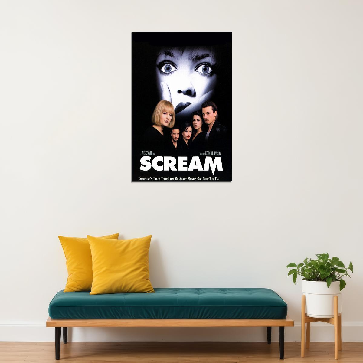 Scream Horror Thriller Movie Cinema Film Poster Wall Art Print Home Wall Decor