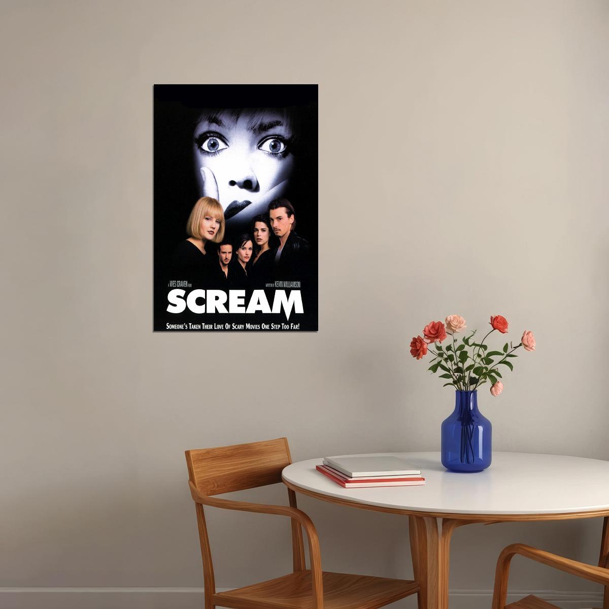 Scream Horror Thriller Movie Cinema Film Poster Wall Art Print Home Wall Decor