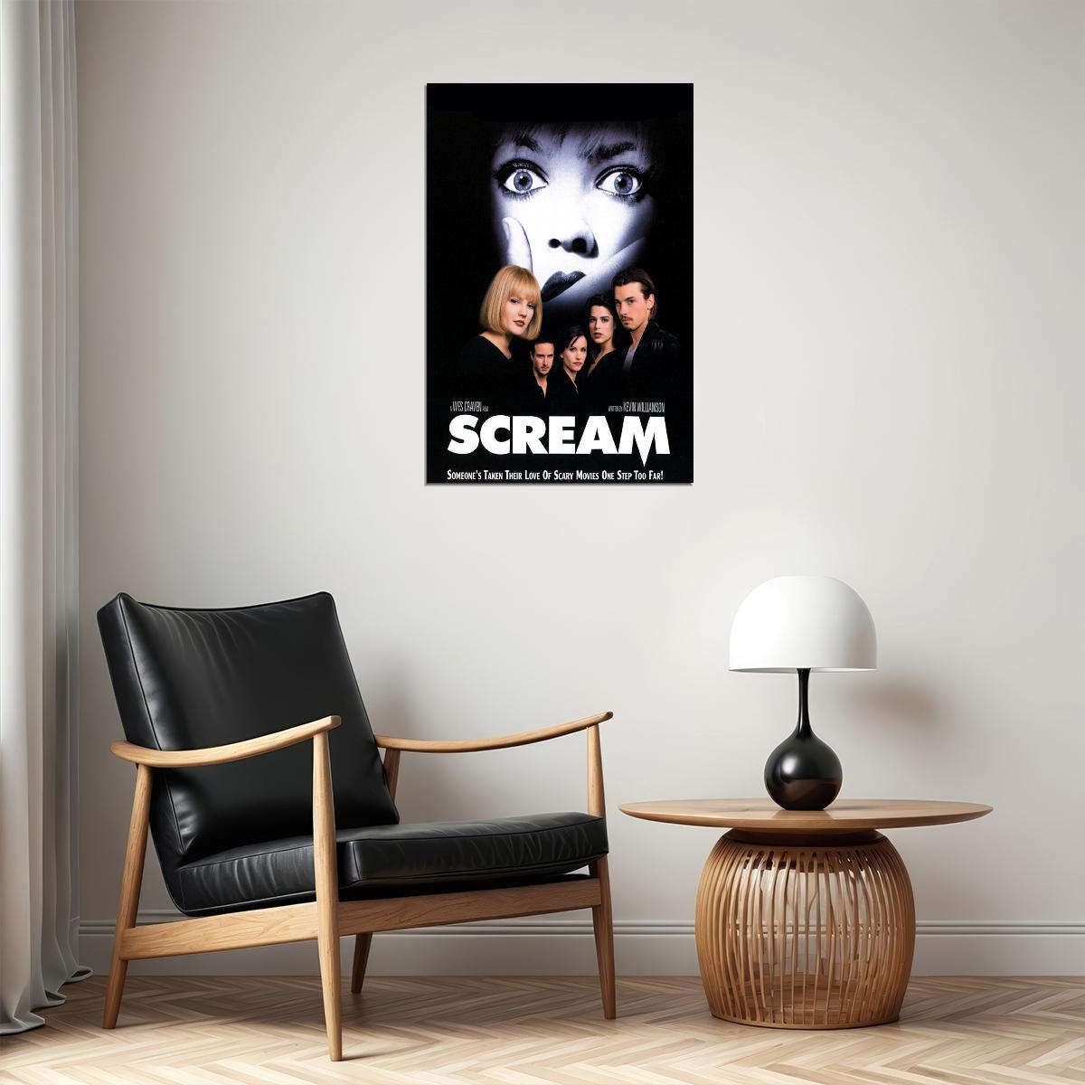 Scream Horror Thriller Movie Cinema Film Poster Wall Art Print Home Wall Decor