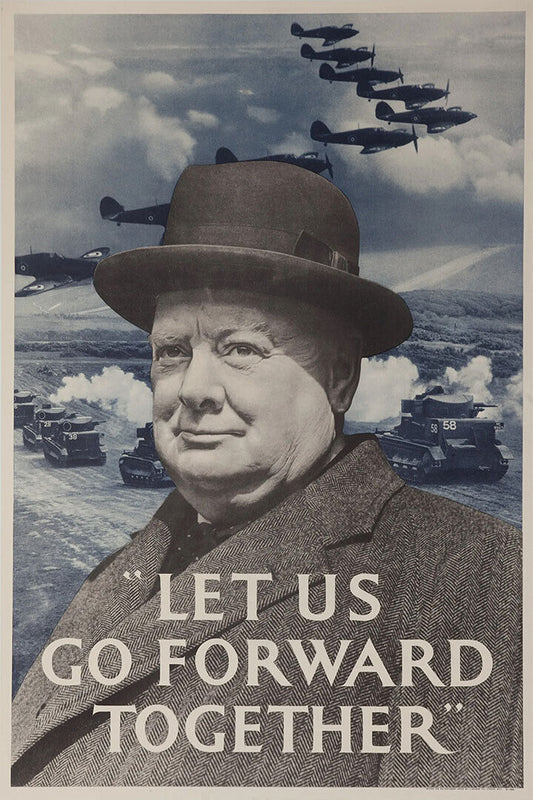 Winston Churchill World War 2 Ww2 Vintage Style Poster Wall Art Print Home Wall Decor - xonomax