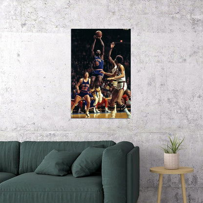 Willis Reed New York Basketball Player Poster Wall Art Print Home Wall Decor