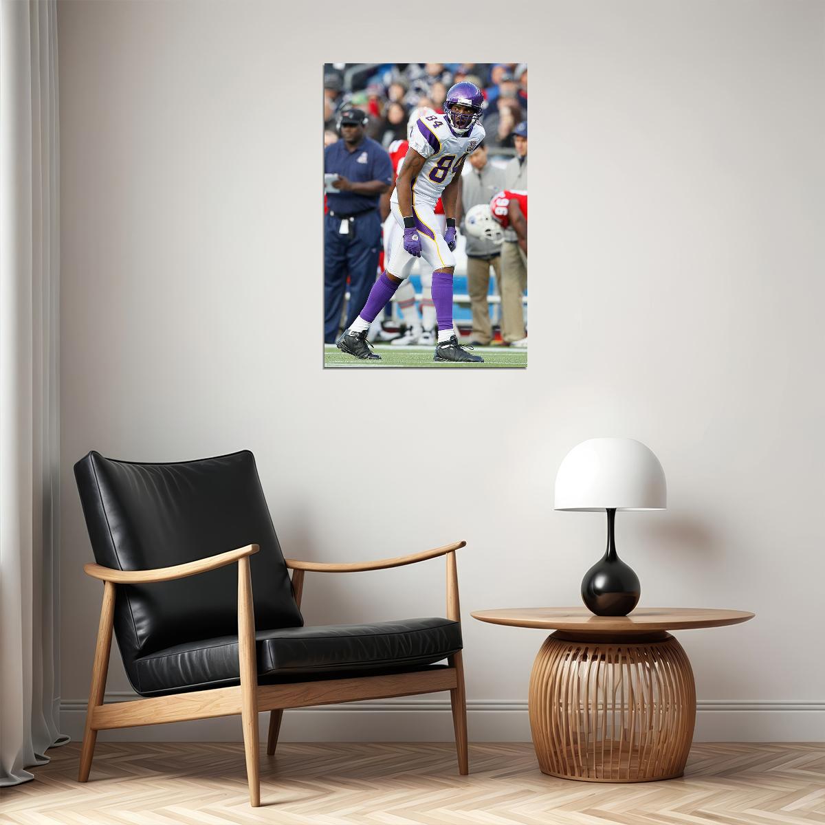 Randy Moss Minnesota American Football Player Poster Wall Art Print Home Wall Decor