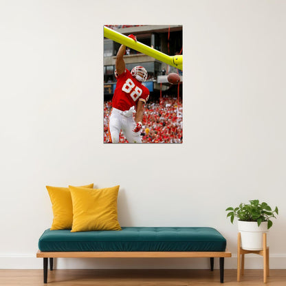 Tony Gonzalez Kansas City American Football Player Poster Wall Art Print Home Wall Decor