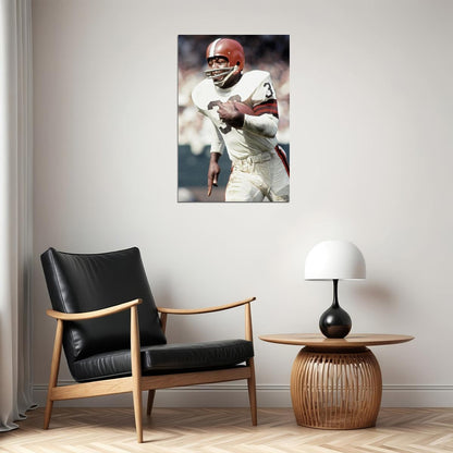 Jim Brown Cleveland American Football Player Poster Wall Art Print Home Wall Decor