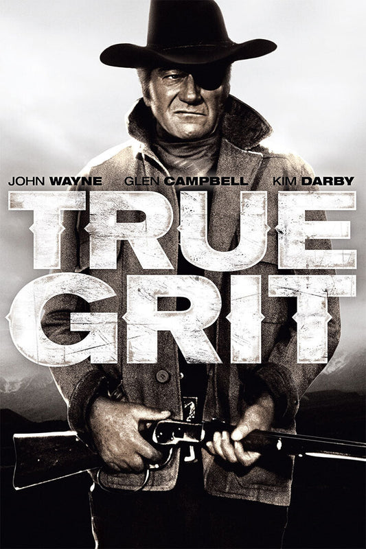 True Grit 1969 Movie Drama Western Poster Wall Art Print Home Wall Decor