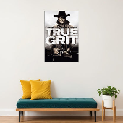 True Grit 1969 Movie Drama Western Poster Wall Art Print Home Wall Decor