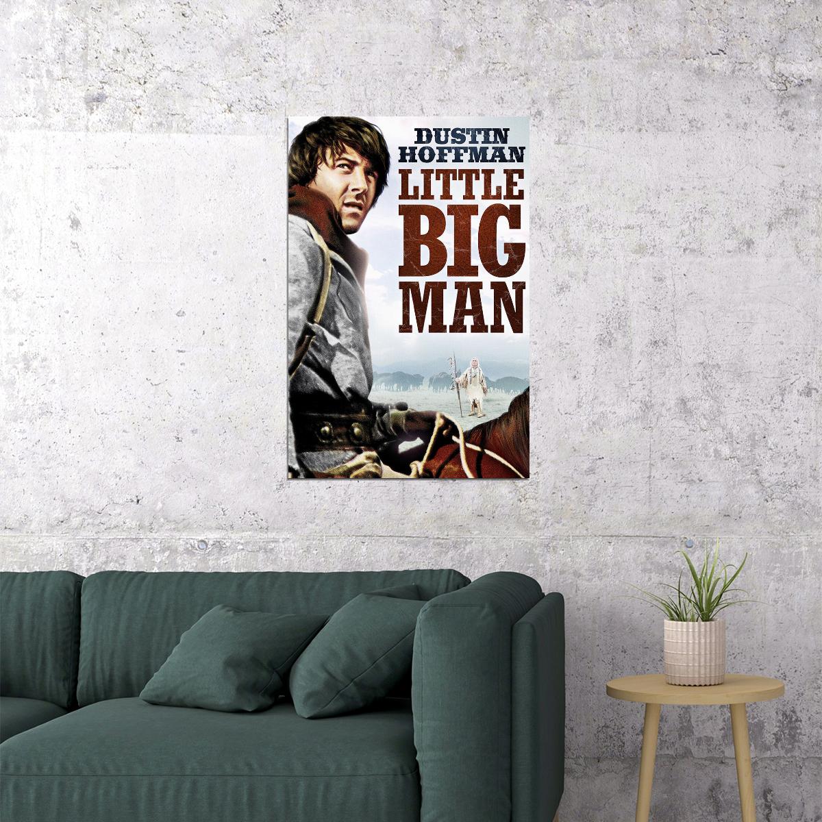 Little Big Man Movie Action Comedy Drama Poster Wall Art Print Home Wall Decor - xonomax