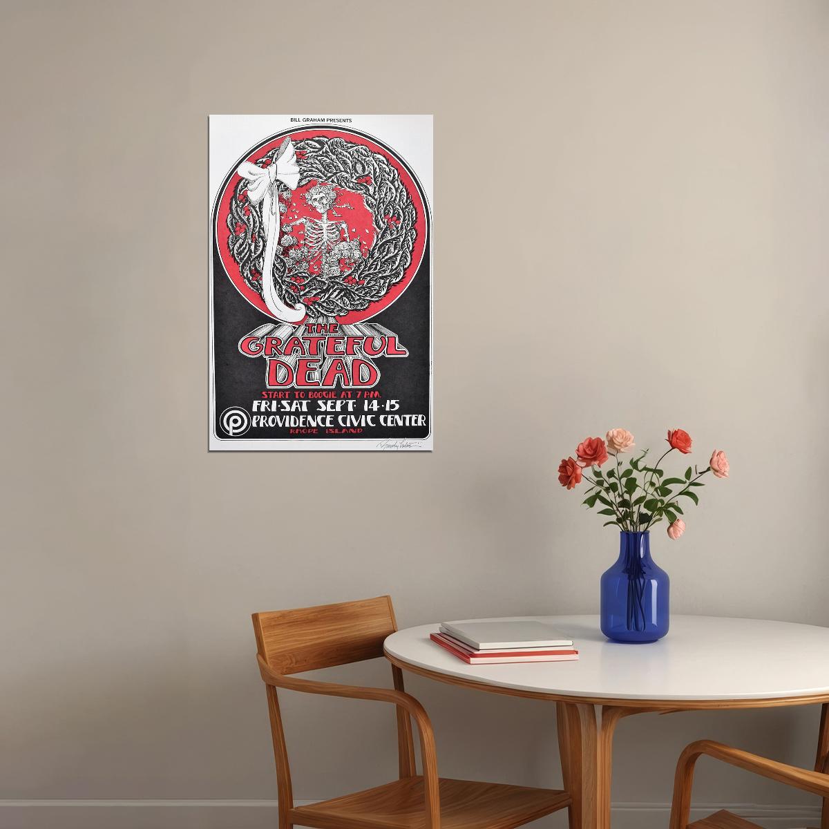 Grateful Dead Dead And Company Concert Poster Wall Art Print Home Wall Decor - xonomax