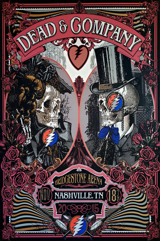 Dead And Company Grateful Dead Concert Poster Wall Art Print Home Wall Decor - xonomax
