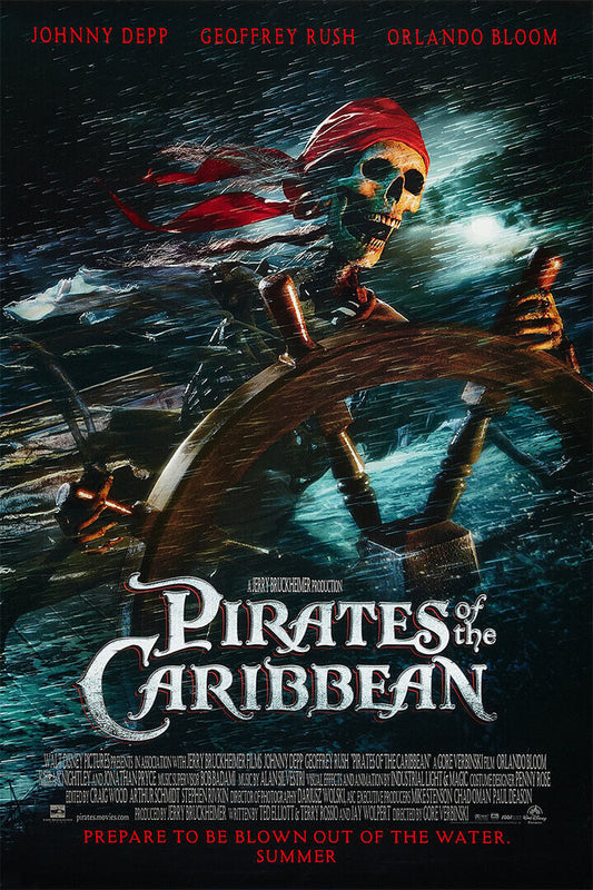 2003 Pirates Of The Caribbean Movie Poster Wall Art Print Home Wall Decor - xonomax
