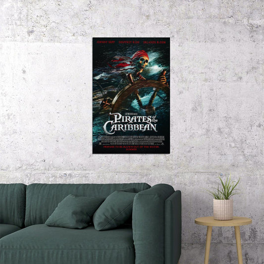2003 Pirates Of The Caribbean Movie Poster Wall Art Print Home Wall Decor - xonomax