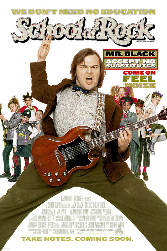 School Of Rock Movie Comedy Music Poster Wall Art Print Home Wall Decor
