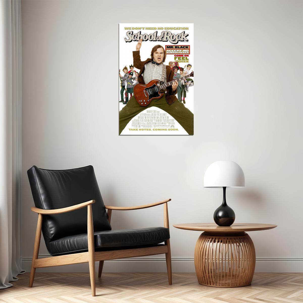 School Of Rock Movie Comedy Music Poster Wall Art Print Home Wall Decor